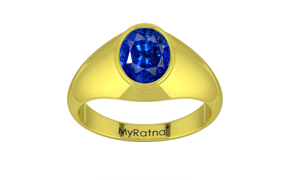 Panchdhatu Ceylon Blue Sapphire Ring Rare Quality (R12)