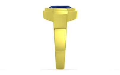 Panchdhatu Ceylon Blue Sapphire Ring Rare Quality (R3)