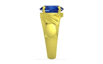 Panchdhatu Ceylon Blue Sapphire Ring Rare Quality (R4)