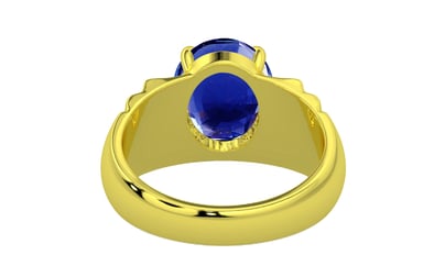 Panchdhatu Ceylon Blue Sapphire Ring Rare Quality (R4)