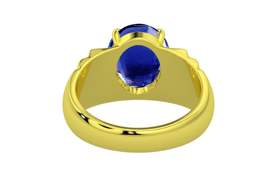 Panchdhatu Ceylon Blue Sapphire Ring Rare Quality (R4)