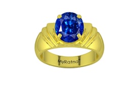 Panchdhatu Ceylon Blue Sapphire Ring Rare Quality (R4)