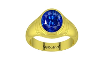 Panchdhatu Ceylon Blue Sapphire Ring Rare Quality (R7)