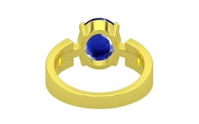 Panchdhatu Ceylon Blue Sapphire Ring Rare Quality (R8)