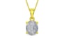 Panchdhatu Ceylon White Sapphire Pendant Fine Quality (P10)