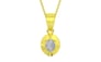 Panchdhatu Ceylon White Sapphire Pendant Fine Quality (P11)