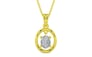 Panchdhatu Ceylon White Sapphire Pendant Fine Quality (P2)