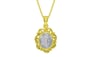 Panchdhatu Ceylon White Sapphire Pendant Fine Quality (P5)