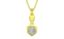 Panchdhatu Ceylon White Sapphire Pendant Fine Quality (P6)