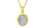 Panchdhatu Ceylon White Sapphire Pendant Fine Quality (P8)