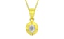 Panchdhatu Ceylon White Sapphire Pendant Limited Quality (P11)