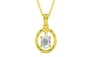 Panchdhatu Ceylon White Sapphire Pendant Limited Quality (P2)