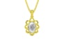 Panchdhatu Ceylon White Sapphire Pendant Limited Quality (P3)