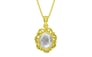 Panchdhatu Ceylon White Sapphire Pendant Limited Quality (P5)