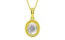 Panchdhatu Ceylon White Sapphire Pendant Limited Quality (P7)