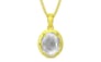 Panchdhatu Ceylon White Sapphire Pendant Limited Quality (P8)