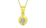 Panchdhatu Ceylon White Sapphire Pendant Prime Quality (P11)