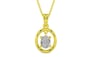 Panchdhatu Ceylon White Sapphire Pendant Prime Quality (P2)