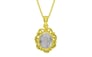 Panchdhatu Ceylon White Sapphire Pendant Prime Quality (P5)