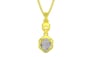 Panchdhatu Ceylon White Sapphire Pendant Prime Quality (P6)