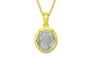 Panchdhatu Ceylon White Sapphire Pendant Prime Quality (P8)