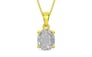 Panchdhatu Ceylon White Sapphire Pendant Rare Quality (P10)