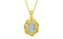 Panchdhatu Ceylon White Sapphire Pendant Rare Quality (P5)