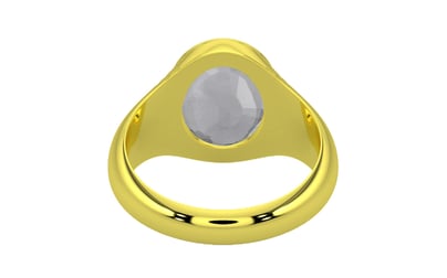 Panchdhatu Ceylon White Sapphire Ring Fine Quality (R7)