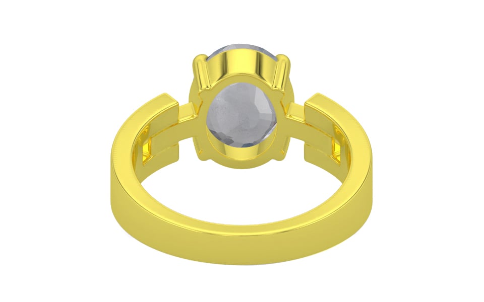 Panchdhatu Ceylon White Sapphire Ring Fine Quality (R8)