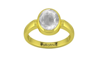 Panchdhatu Ceylon White Sapphire Ring Limited Quality (R6)