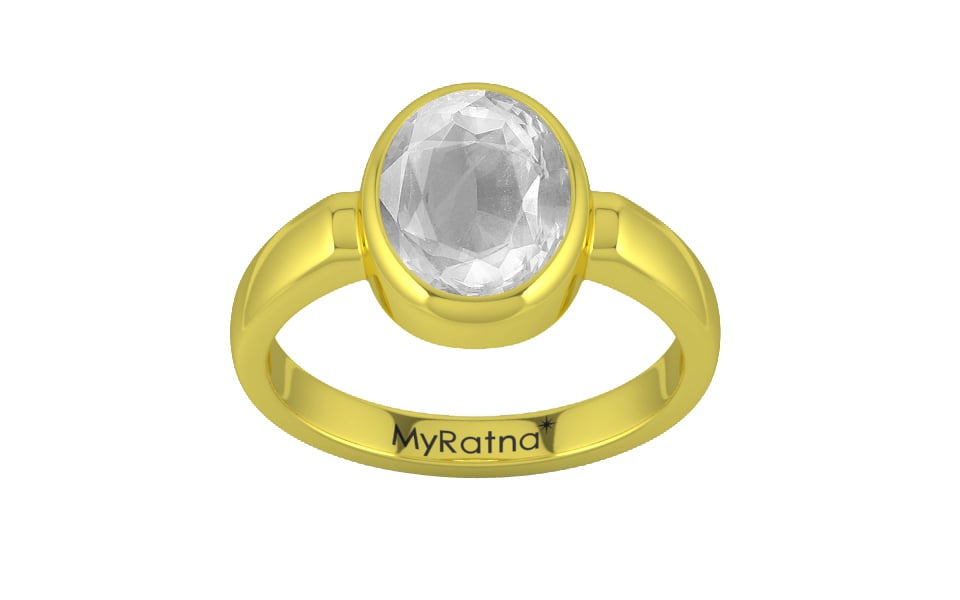Panchdhatu Ceylon White Sapphire Ring Limited Quality (R6)