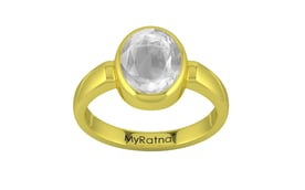 Panchdhatu Ceylon White Sapphire Ring Limited Quality (R6)