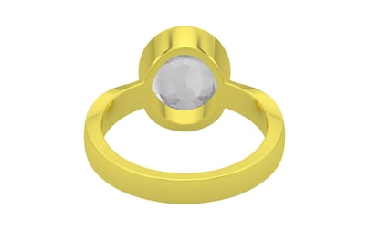 Panchdhatu Ceylon White Sapphire Ring Limited Quality (R9)