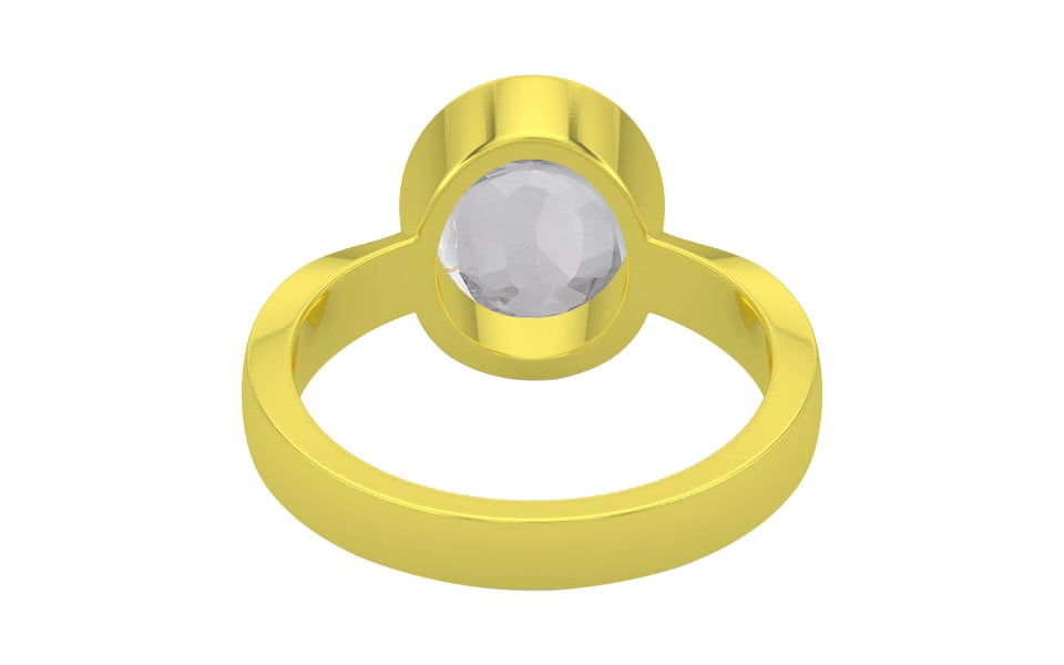 Panchdhatu Ceylon White Sapphire Ring Limited Quality (R9)