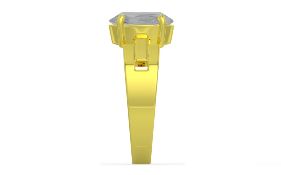 Panchdhatu Ceylon White Sapphire Ring Prime Quality (R8)