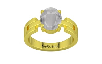 Panchdhatu Ceylon White Sapphire Ring Prime Quality (R8)