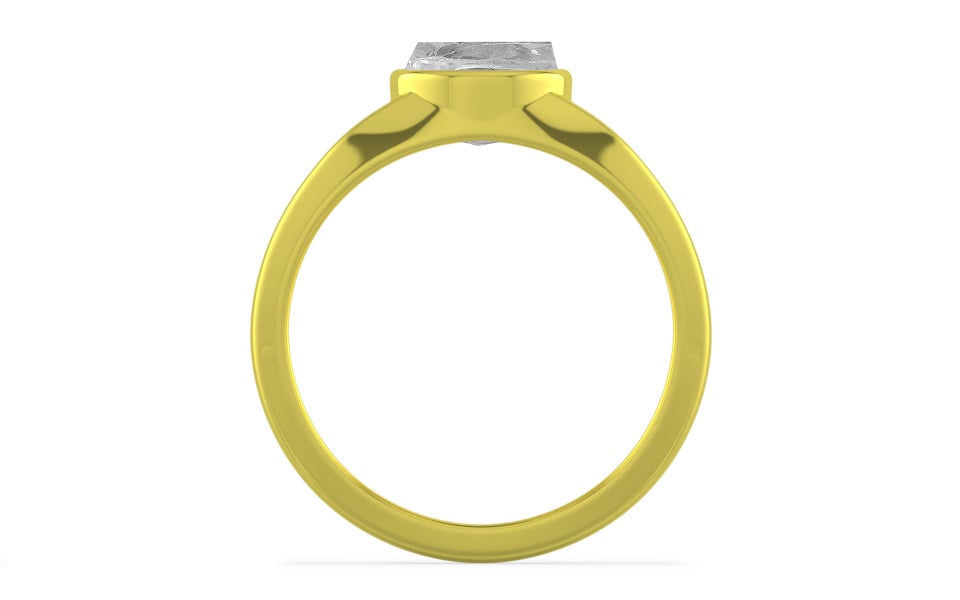 Panchdhatu Ceylon White Sapphire Ring Rare Quality (R10)