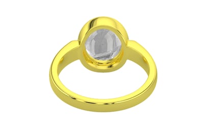 Panchdhatu Ceylon White Sapphire Ring Rare Quality (R6)