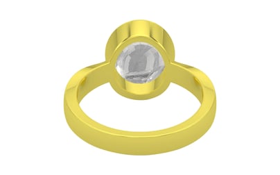 Panchdhatu Ceylon White Sapphire Ring Rare Quality (R9)