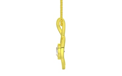 Panchdhatu Ceylon Yellow Sapphire Pendant Fine Quality (P1)