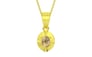 Panchdhatu Ceylon Yellow Sapphire Pendant Fine Quality (P11)