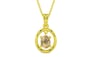 Panchdhatu Ceylon Yellow Sapphire Pendant Fine Quality (P2)
