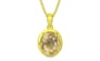 Panchdhatu Ceylon Yellow Sapphire Pendant Fine Quality (P8)