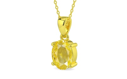 Panchdhatu Ceylon Yellow Sapphire Pendant Limited Quality (P10)