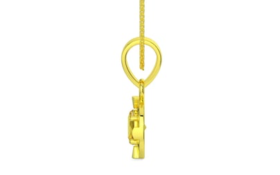 Panchdhatu Ceylon Yellow Sapphire Pendant Limited Quality (P11)