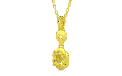 Panchdhatu Ceylon Yellow Sapphire Pendant Limited Quality (P6)