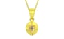 Panchdhatu Ceylon Yellow Sapphire Pendant Prime Quality (P11)