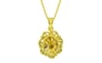 Panchdhatu Ceylon Yellow Sapphire Pendant Rare Quality (P5)