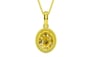Panchdhatu Ceylon Yellow Sapphire Pendant Rare Quality (P7)