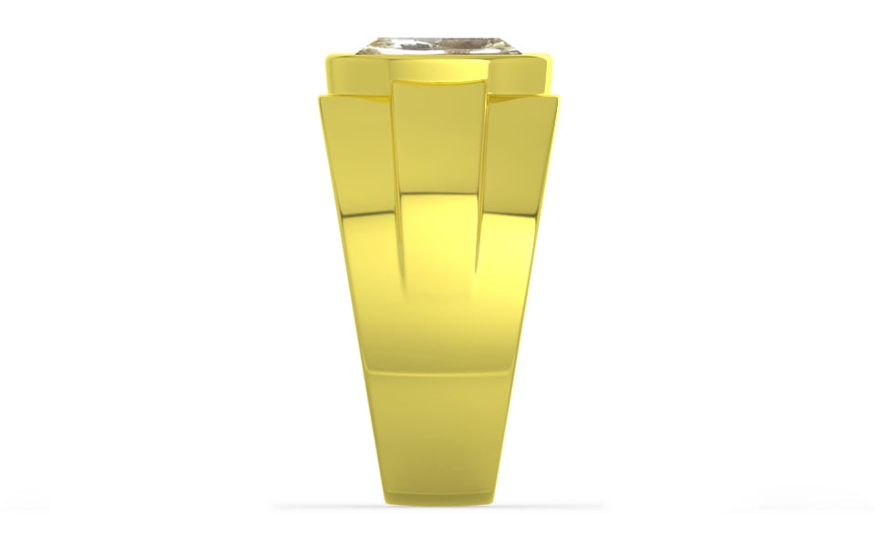 Panchdhatu Ceylon Yellow Sapphire Ring Fine Quality (R1)